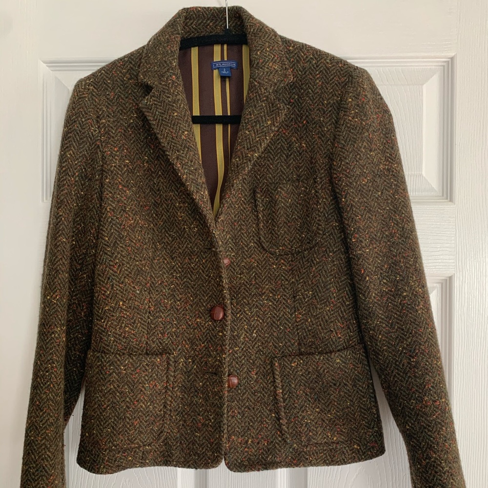 Gorgeous wool tweed JMcLaughlin jacket
